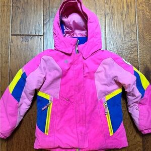 Kids Obermeyer Snow Jacket and Overall Set - Size 5